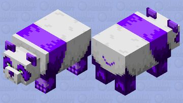 Grape Panda Minecraft Mob Skin