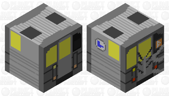R68 Cube (New York City Subway car- D Train - West/Amrail-1986-88) Minecraft Skin