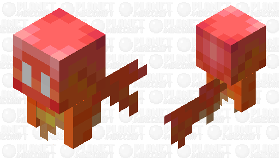 Fire allay Minecraft Skin