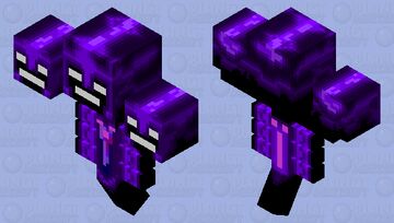 End guardian wither v2 Minecraft Mob Skin