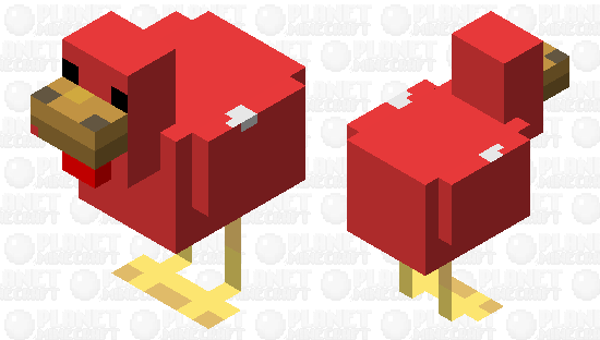 Canada colored chicken Minecraft Mob Skin