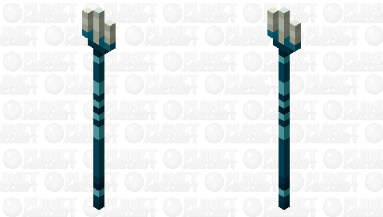 Sculk Trident Minecraft Skin