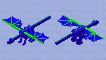 Very distorted ender dragon Minecraft Mob Skin