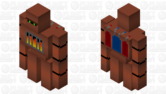 Copper Steampunk Golem Minecraft Skin