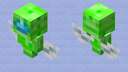 light green imposter Minecraft Mob Skin