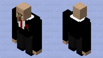 Buff Mobster Villager Golem Minecraft Mob Skin