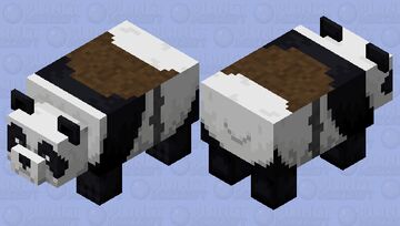 Saddled Panda Minecraft Mob Skin