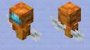 orange impostor Minecraft Mob Skin