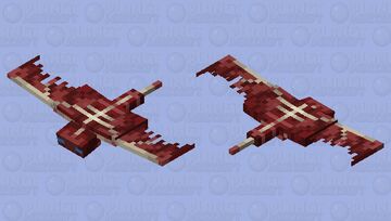 Crimson Phantom Minecraft Mob Skin