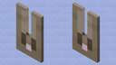 Salt n' Pepper Rabbit Cape & Elytra Ears Minecraft Mob Skin