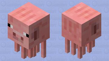 The Ghastly Piggy ₍ᐢ･⚇･ᐢ₎ Minecraft Mob Skin