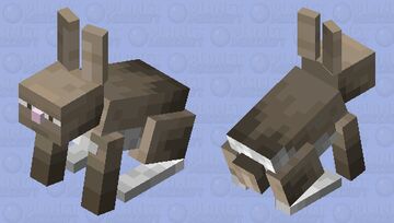 Rabbit - Narrow Eyes Minecraft Mob Skin