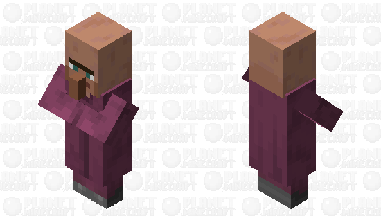 Villager Cleric New Minecraft Skin