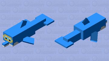 Mario dolphin Minecraft Mob Skin