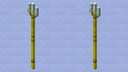 golden trident Minecraft Mob Skin