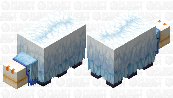 Snowy Sniffer Minecraft Skin