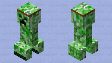 Racing Creeper Minecraft Mob Skin