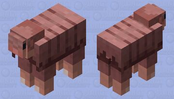 Armadillo Sheep V2 (the legs are thicker) Minecraft Mob Skin