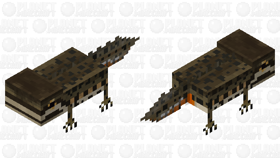 Smooth Newt (Lissotriton vulgaris) Minecraft Skin