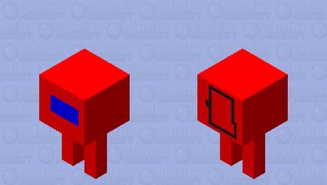 Sus imposter Minecraft Mob Skin