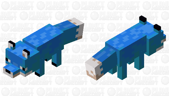 Better ice fox Minecraft Skin