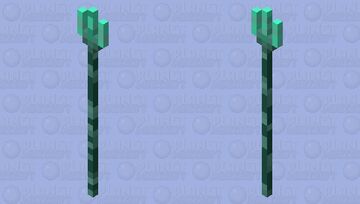 Nokk's Trident. Minecraft Mob Skin