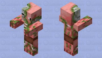 Zombie Pigman Mob Skin Minecraft Mob Skin