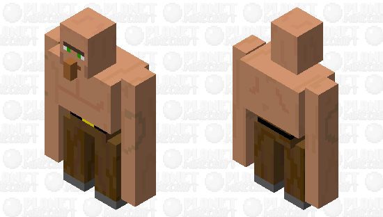 Buff villager Minecraft Skin