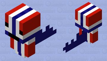 Jerry (Flag Skin: Norway) Minecraft Mob Skin
