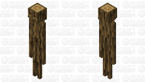 Wood enderman Minecraft Skin