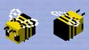 [3 COLORS ONLY] bee. Minecraft Mob Skin