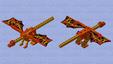 lava ender dragon Minecraft Mob Skin