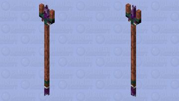 Ancient Reverb Staff Minecraft Mob Skin