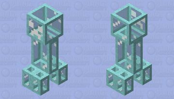 Glass Creeper Minecraft Mob Skin