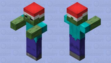 Christmas Zombie Skin Minecraft Mob Skin