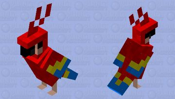 Plush Parrot Minecraft Mob Skin
