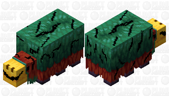 Distorted Sniffer Minecraft Mob Skin