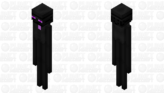 Enderman in Black Suit Minecraft Skin