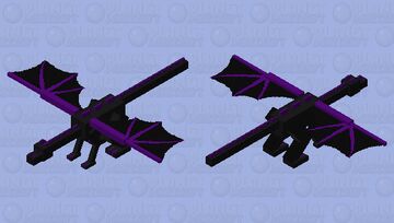 Purple Ender Dragon Minecraft Mob Skin
