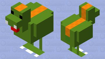 Dino Chicken Minecraft Mob Skin