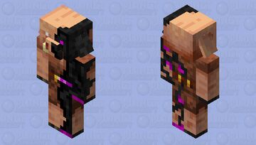 End effected Piglin Minecraft Mob Skin