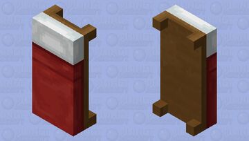 cartoon style bed Minecraft Mob Skin