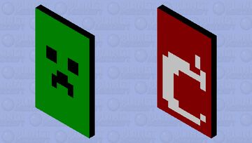 Mojang Logos Cape Minecraft Mob Skin
