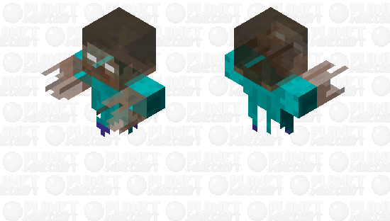 Herobrine ghost (BEDROCK) Minecraft Skin