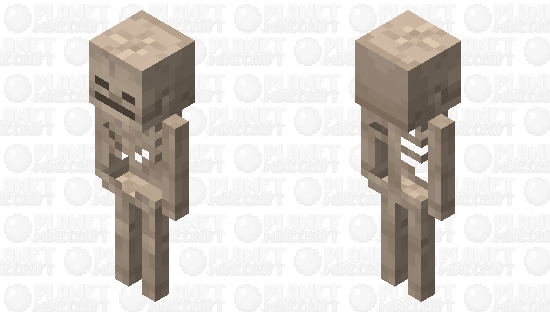 Better Skeleton Minecraft Skin