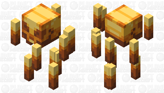 Burning Blaze Minecraft Skin