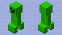 Polished Creeper Minecraft Mob Skin