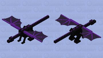 My Version of the Ender Dragon Minecraft Mob Skin