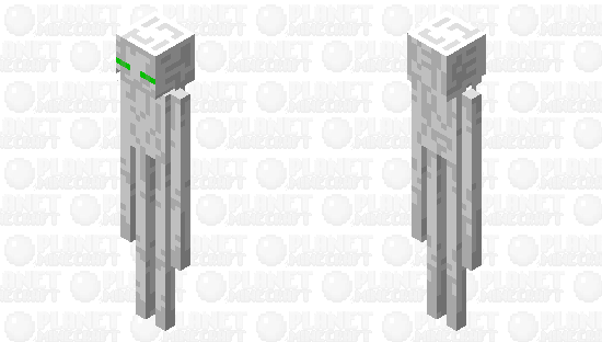 White enderman Minecraft Skin