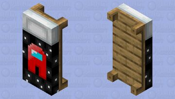 Sussy Among Us Bed Minecraft Mob Skin